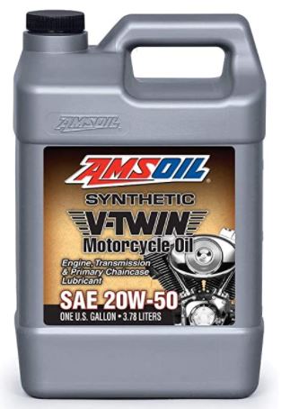 MCV AMSOIL 20W-50 Motorcycle Oil Gallon