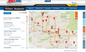 Customers find AMSOIL the easy way on the Locator