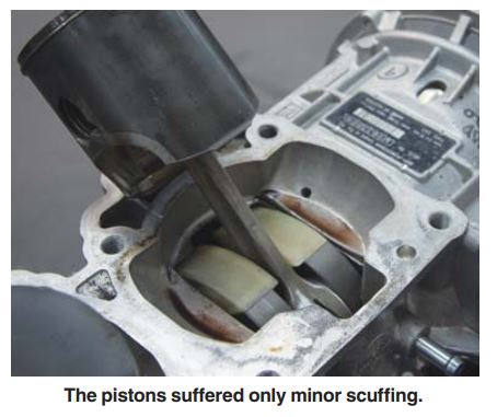Amsoil's 2-cycle oil prevented piston scuffing