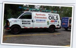 Last year, Brick bought a 2002 Chevy Express 3500* that he uses to advertise his AMSOIL business