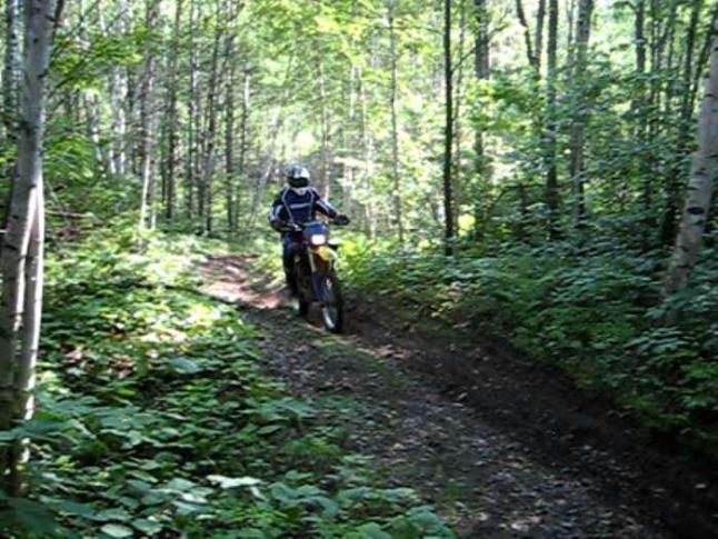 single track dirt bike