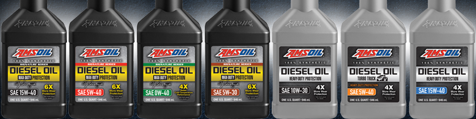 AMSOIL Signature Series Max-Duty Synthetic SAE 5W-30 Diesel Oil