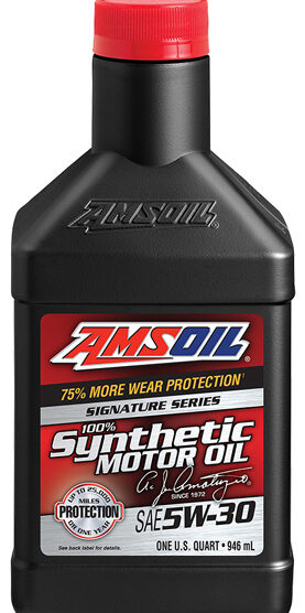 5W-30 Signature Series Synthetic Motor Oil will all the upgrades!