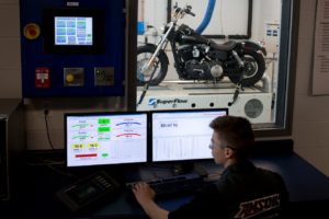 extensive motorcycle oil testing