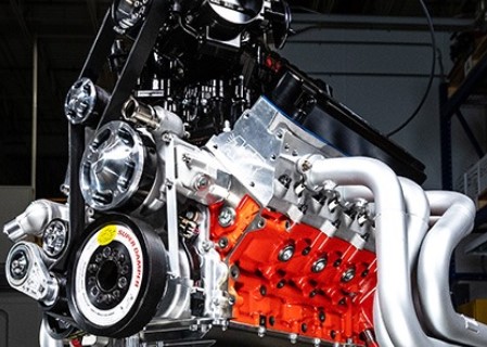 1,000-horsepower supercharged LS engine that runs on pump gas