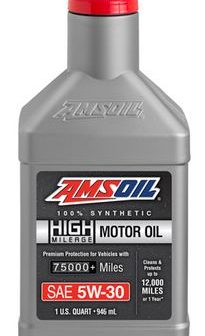 AMSOIL 5W-30 100% Synthetic High-Mileage Motor Oil