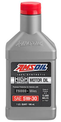 AMSOIL 5W-30 100% Synthetic High-Mileage Motor Oil