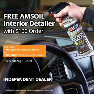 Amsoil's new lemon scented interior detailer