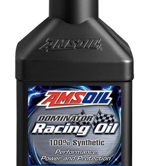 Amsoil Dominator Racing 15W-50 synthetic. Replaces 20W-50